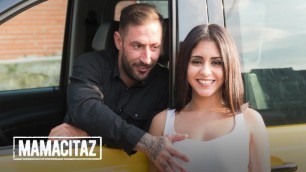 Spanish Babe Aisha Wild Outdoor Sex with Taxi Driver - MAMACITAZ