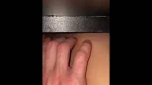 Wife's first Time with a Stranger in an Erotic Booth in the Rocking House - Glory Hole