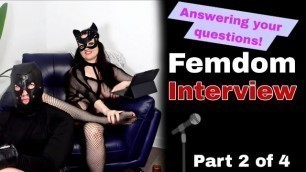 Femdom Q&A Interview Questions Real Life Couple Marriage FLR Slave Bondage BDSM MILF Stepmom