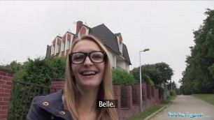 Public Agent Belle Claire has the best tits I've ever had