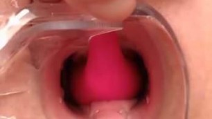 Close up of inside wet jucy pussy POV