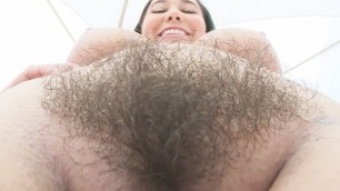 Karlee Grey's hairy pussy filled with thick cock