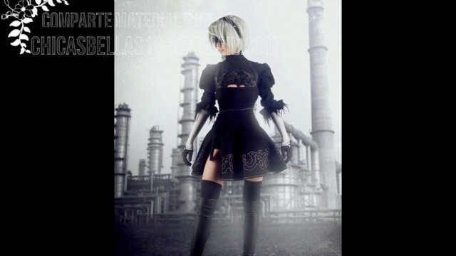 2b nier automata cosplay disharmonica