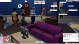 Sasha doing her job, TheSims4 Whickedwhims