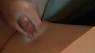 Wife gives handjob with huge cumshot