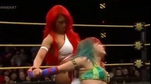 Eva Marie vs Asuka NXT.