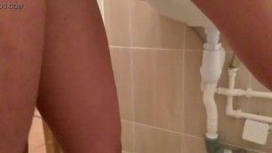 I fucked my 19 y.o. girl-friend right in the bathroom after our walk! Katty West